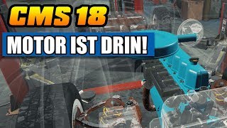 AutoWerkstatt Simulator 2018 62  Motor ist drin  CMS18 Deutsch [upl. by Nelrac]