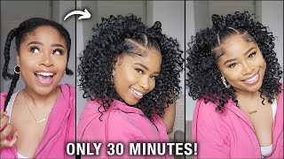 Easy  Fast 12 Hair Transformation NO HEAT [upl. by Kubis]