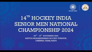 14th HOCKEY INDIA SENIOR MEN NATIONAL CHAMPIONSHIP 2024 MAYOR RADHAKRISHNAN HOCKEY STADIUMCHENNAI [upl. by Raamaj]