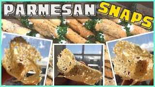 The Best Parmesan Crisps  Easy Cheese Tuiles Perfect Party Snacks Shorts [upl. by Necaj]