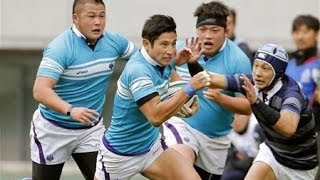 大学ラグビー13 【大学選手権】 同志社大学 vs 筑波大学 [upl. by Korten]