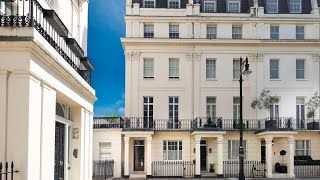 Magnificent Homes of Belgravia  Halloween Decorations 🎃 Chester Square and Elizabeth Street [upl. by Ayotal]