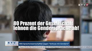 800 Sprachwissenschaftler sagen quotSchluss mit Gendernquot [upl. by Sug653]