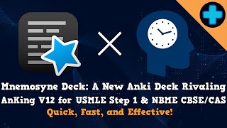 Mnemosyne Deck A New Anki Deck Rivaling AnKing V12 for USMLE Step 1 NBME CBSE and NBME CAS Exams [upl. by Bihas37]