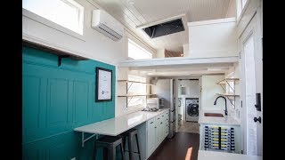 Lux Tiny House With Huge Rooftop Deck [upl. by Pressman]