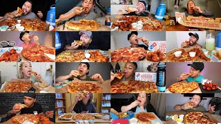 🍕 No Talking Mukbang eating Pizza ASMR Dominos Pizza Mukbang Frank Mukbang Europe [upl. by Dabbs506]