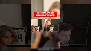 Did Corinna Kopf just FINISH live on stream😳 corinna streamer trending viralvideo shorts [upl. by Naicul44]