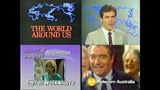 1988 Channel 7 Melbourne ads during The World Around Us with intro and outro [upl. by Fin]