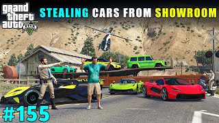 STEALING CARS FROM TECHNO GAMERZ SHOWROOM  GTA V GAMEPLAY 155  TECHNO GAMERZ GTA 5 [upl. by Aviva]