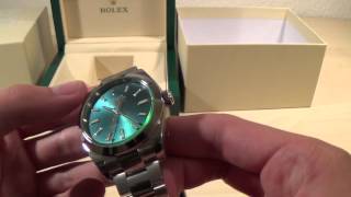 The NEW 2014 ROLEX MILGAUSS Oyster 116400GV  luxury watch [upl. by Htiderem]