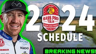 BREAKING NEWS  2024 Major League Fishing Schedule [upl. by Llednov]