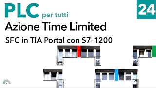 Azione Time Limited in SFC con TIAPortal e S71200  PLC per tutti  video 24 [upl. by Adnouqal]