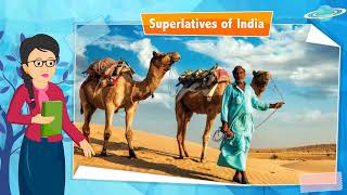 Meet The Global Knowledge  Class 4 Chapter 20  Superlatives of India [upl. by Novaelc]