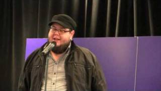 Shane Koyczan Performs New Poem [upl. by Anerac62]