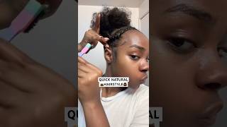 EASY EVERYDAY LOOK naturalhair naturalhairstyles blackhairstyles blackhair 4chairstyles 4bhair [upl. by Zorana]