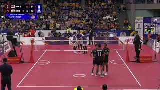 Malaysia vs India  Quarter Final 3  Team Regu  Premier  ISTAF Sepaktakraw World Cup Kuala Lu… [upl. by Emee]