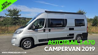 AUTOTRAIL T670 2019 CAMPERVAN [upl. by Wende]