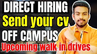 Direct Hiring  Biggest OFF Campus Drive For 2025 2024 2023 Batch  Fresher  Kn Academy Jobs [upl. by Flosser]