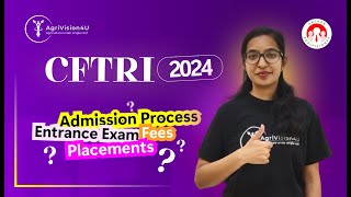 CFTRI M Sc Food Technology 2024  Application Form  Form Filling  Fees  Exam Date  Crash Course [upl. by Edgardo]