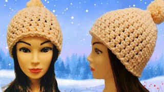 BONNET au crochet TOUTES TAILLES [upl. by Ezeerb]