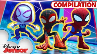 The Best of Season 1  Marvels Spidey and his Amazing Friends  disneyjunior [upl. by Ynettirb]