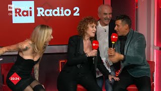 Intervista a Fiorella Mannoia e Francesco Gabbani 4ª serata  Radio2 a Sanremo [upl. by Richardo]