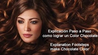 Como Lograr un Chocolate  How to make a Chocolate Color  colorimetria [upl. by Holton]