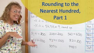 Rounding to the nearest hundred part 1 [upl. by Moscow774]