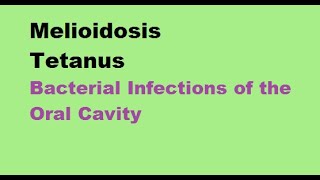 Melioidosis Tetanus [upl. by Hemingway208]