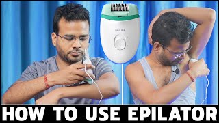 How to use Epilator without pain  Philips BRE245 Review [upl. by Berners]