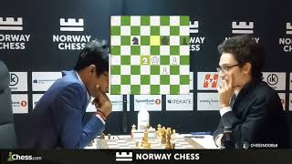 Praggnanandhaa vs Fabiano Caruana  World Chess C [upl. by Means]