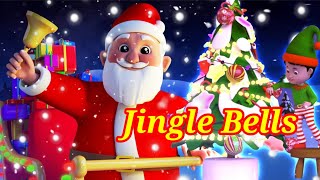 Kids Christmas SongsJingle Bells With LyricsNursery Rhymes [upl. by Ahsiekam12]