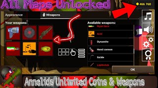 Annelids Game Play  All Weapons Unlocked🔥  All Levels amp Maps Unlocked💥💥  Technical S Gamer [upl. by Browning]