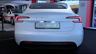 Tesla Model 3 Highland Pearl White [upl. by Lertnek22]