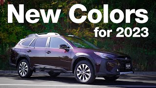 New Colors for the 2023 Subaru Outback [upl. by Rivard]