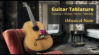 Guitar TAB  Ary Barroso  Aquarela Do Brasil 19031964 Tutorial Sheet Lesson iMn [upl. by Tana]