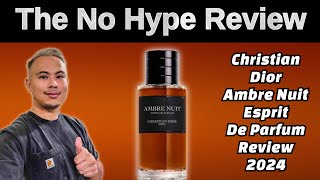 NEW CHRISTIAN DIOR AMBRE NUIT ESPRIT DE PARFUM REVIEW 2024  THE HONEST NO HYPE FRAGRANCE REVIEW [upl. by Sufur]