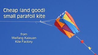 Cheap and good small parafoil kite [upl. by Aner]