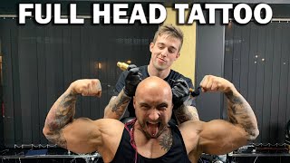 TESTO DIARIES 2  FULL HEAD TATTOO [upl. by Derril]