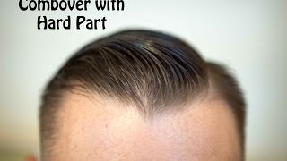 Comb Over Skin Fade with Hard Part [upl. by Selmner]