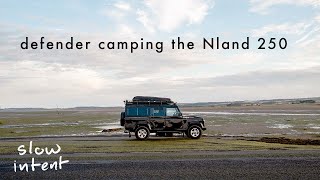 defender camping Northumberland  nland250 amp North East [upl. by Cioban299]