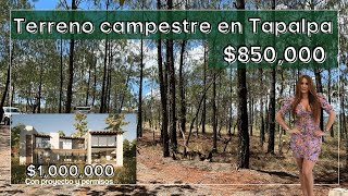 terreno campestre en venta en coto de tapalpa en Jalisco Cabaña [upl. by Alanah]