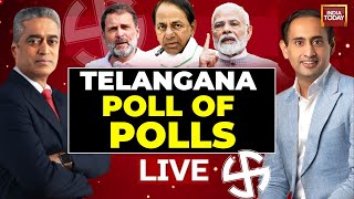 Telangana Exit Poll 2023 LIVE Update Opinion Poll For Telangana Election  Hyderabad News LIVE [upl. by Leban479]