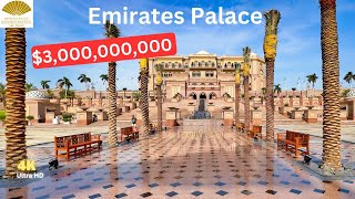 The 3 Billion Emirates Palace 7Star UltraLuxury Hotel In Abu Dhabi  Full Experience [upl. by Gowrie]