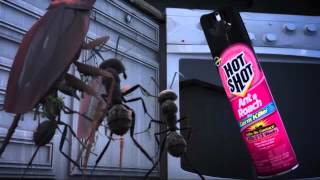 Hot Shot Ant amp Roach Plus Germ Killer Commercial [upl. by Georglana308]