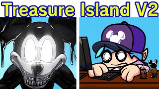 Friday Night Funkin VS Five Nights at Treasure Island V2 FNF Mod FNATI Mickey Mouse HorrorFNAF [upl. by Allys]