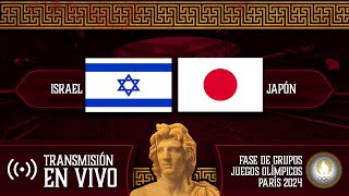 ISRAEL 🇮🇱 VS 🇯🇵 JAPÓN EN VIVO  FUTBOL MASCULINO JJOO PARIS 2024  POR FÚTBOL MAGNO [upl. by Airrotal619]