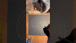 How to draw the Labyrinth the easy way freehand Fast [upl. by Felice690]