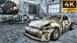 Rebuilding a nissan 370Z Heritage Edition Need for Speed HEAT LOGITECH G29 Gameplay [upl. by Daloris]