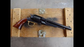 Uberti 1858 New Model Army 44 caliber black powder revolver  Review [upl. by Oirobil59]